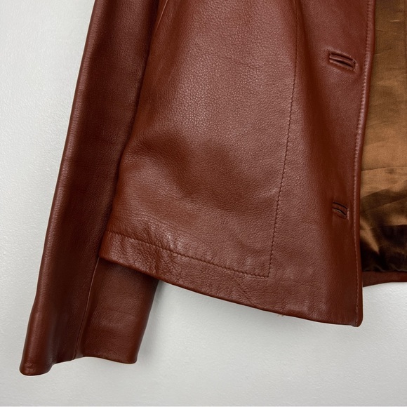 JOSEPH London Leather Shirt Jacket Shacket - Picture 2 of 8